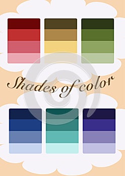 Shades of colors